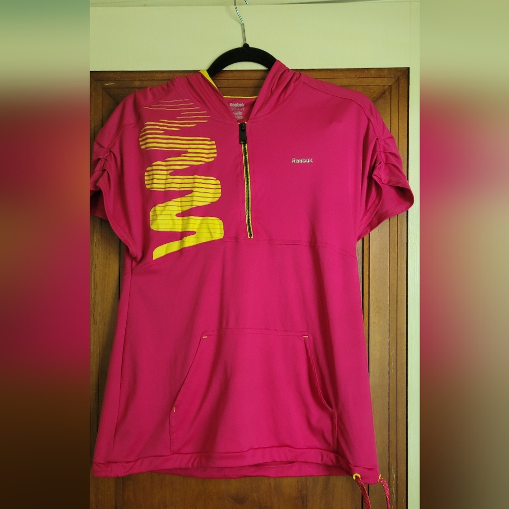 Reebok Fuchsia and Lemon Zipper Top #25